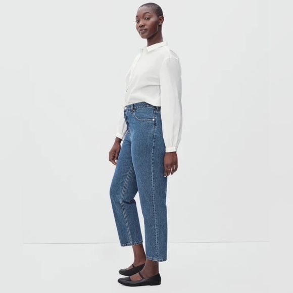 🆕 NWT EVERLANE The Curvy ‘90s Cheeky Straight jeans Womens size 30 - Picture 5 of 12